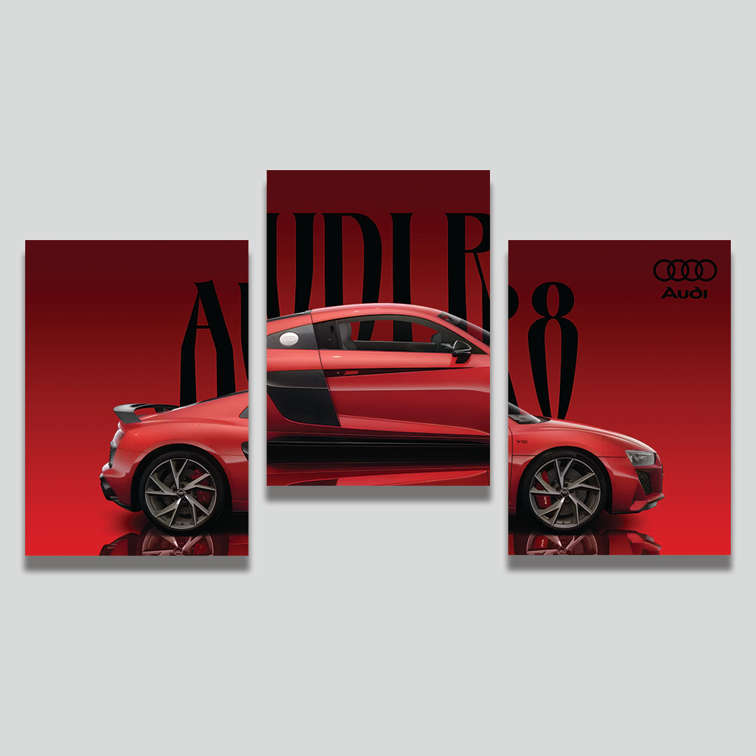 R8 Wall Poster Pack of 3