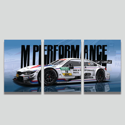 BMW M4 Wall Poster Pack of 3