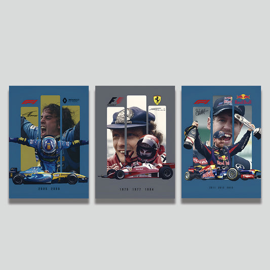 F1 Racing Champions Wall Art Print