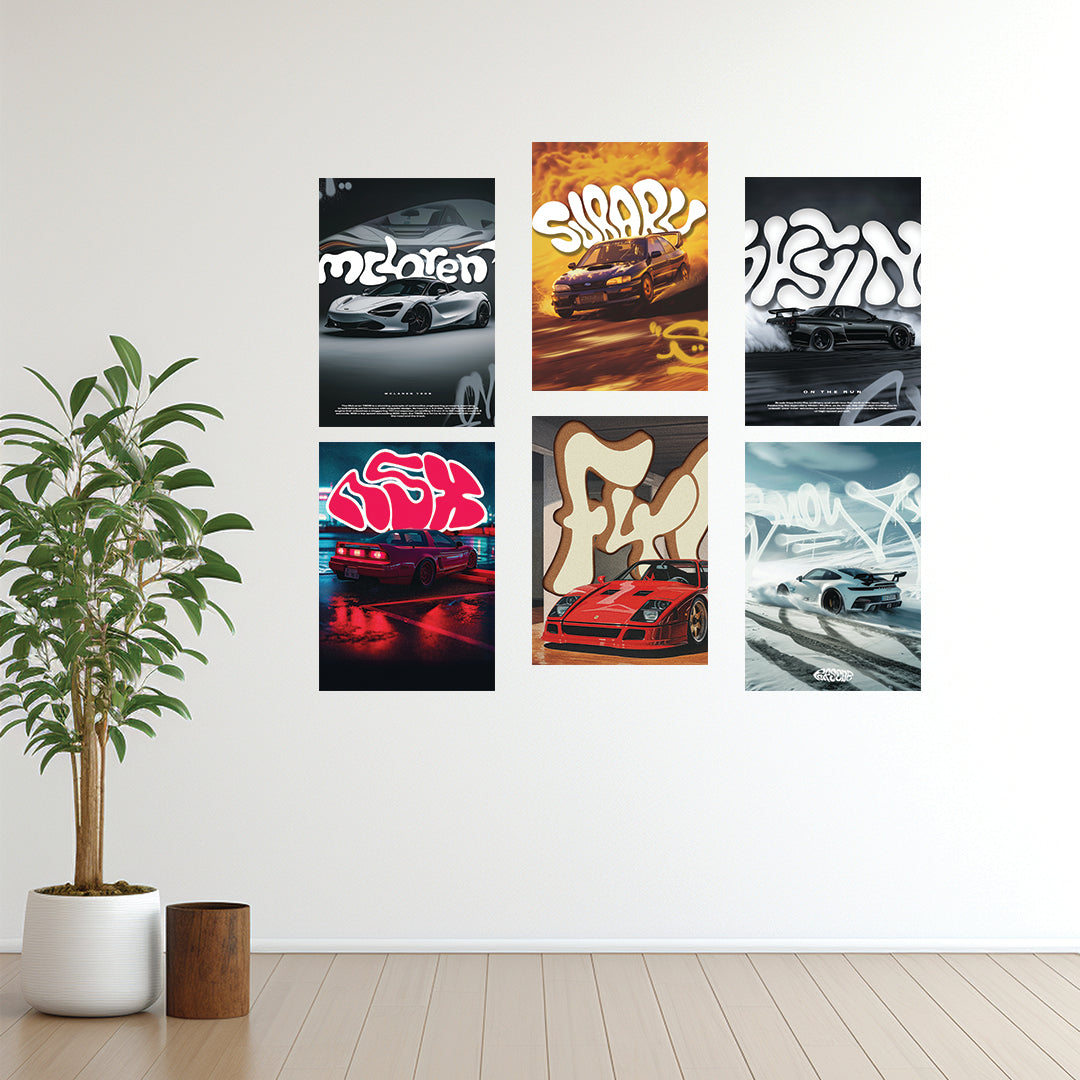 Aesthetic Car Wall Poster