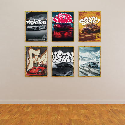 Aesthetic Car Wall Poster