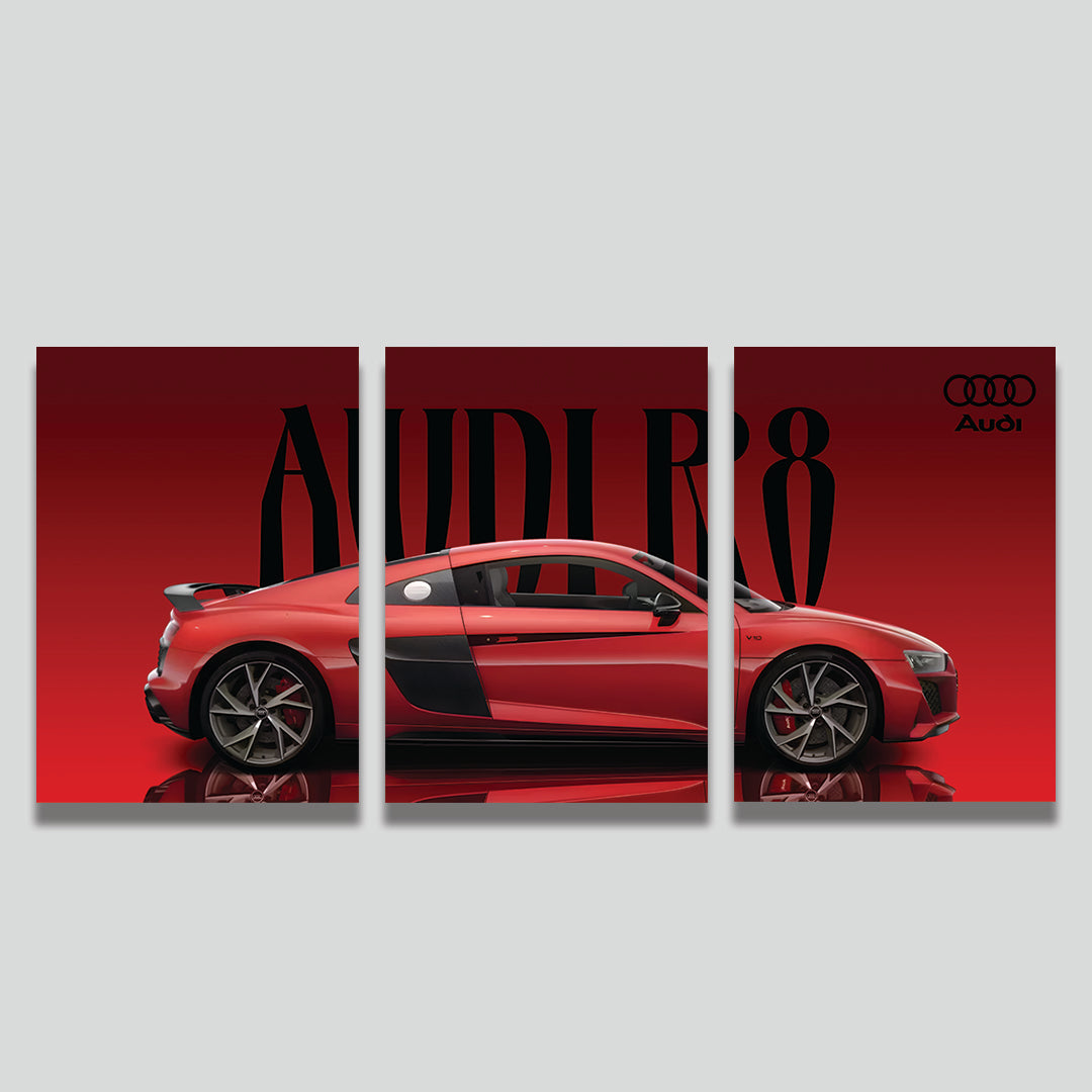 R8 Wall Poster Pack of 3