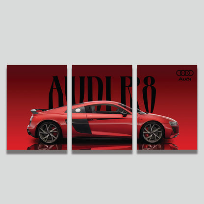 R8 Wall Poster Pack of 3