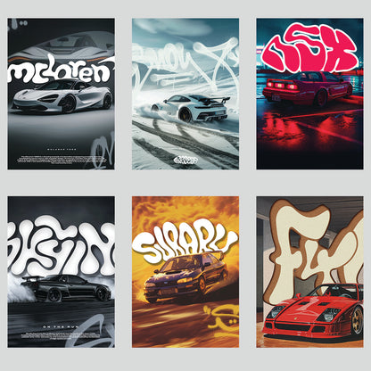 Aesthetic Car Wall Poster