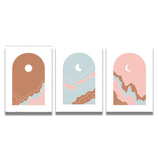 Celestial Hills Triptych