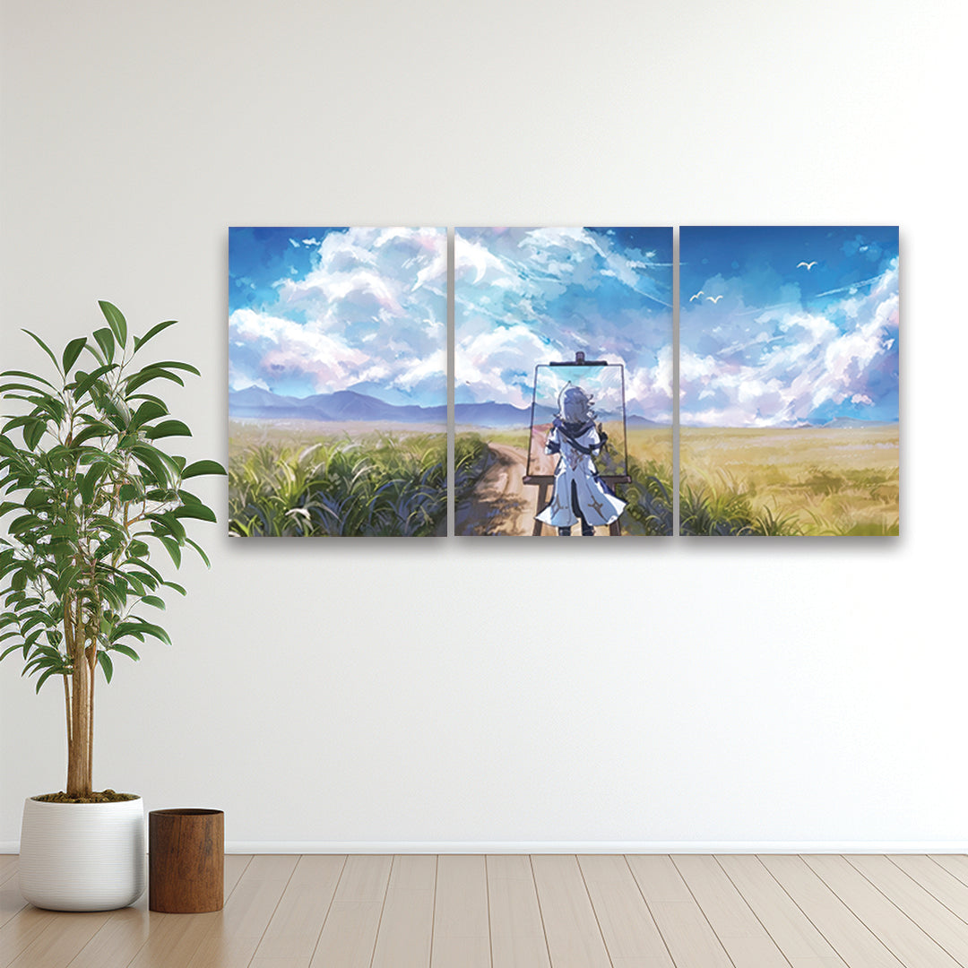 Anime Landscape  Poster Pack of 3