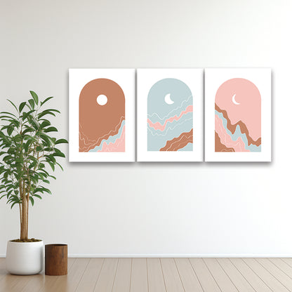 Celestial Hills Triptych