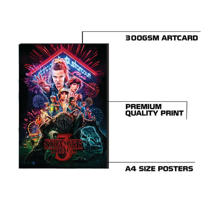 stranger things Aesthetic Wall Poster