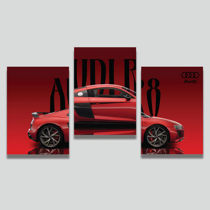 R8 Wall Poster Pack of 3