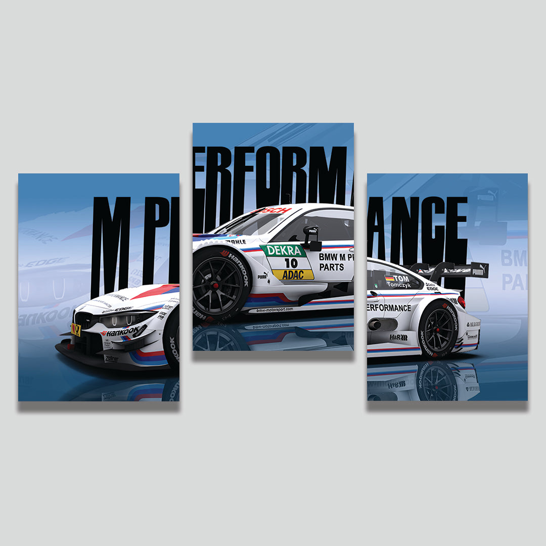 BMW M4 Wall Poster Pack of 3
