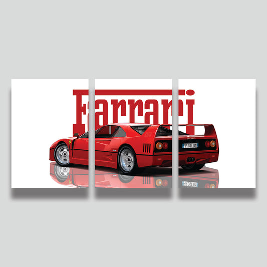 Ferrrari Wall Poster Pack of 3