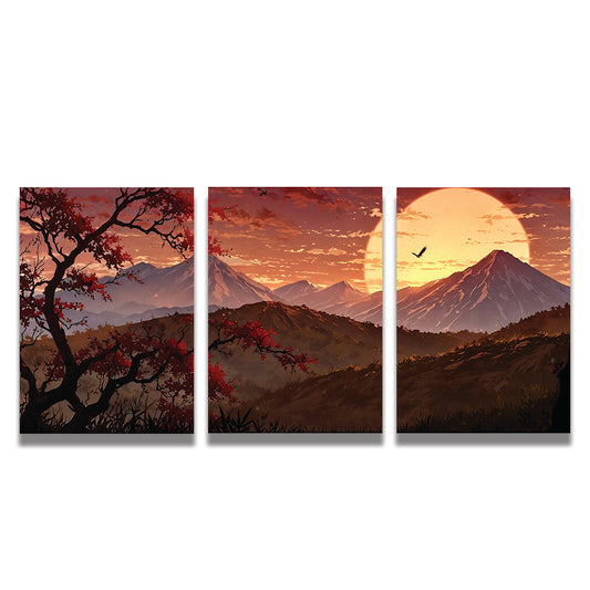 SunSet Poster Pack of 3