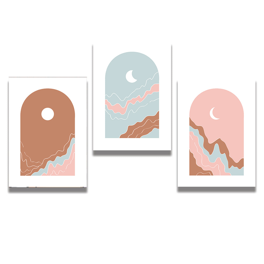 Celestial Hills Triptych